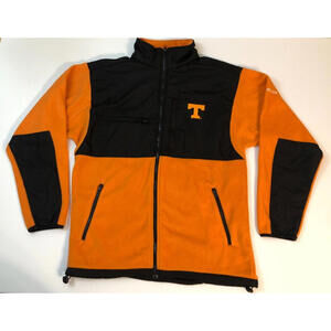 NCAA Men's Tennessee Volunteers Full Zip Orange Black Fleece Jacket Large